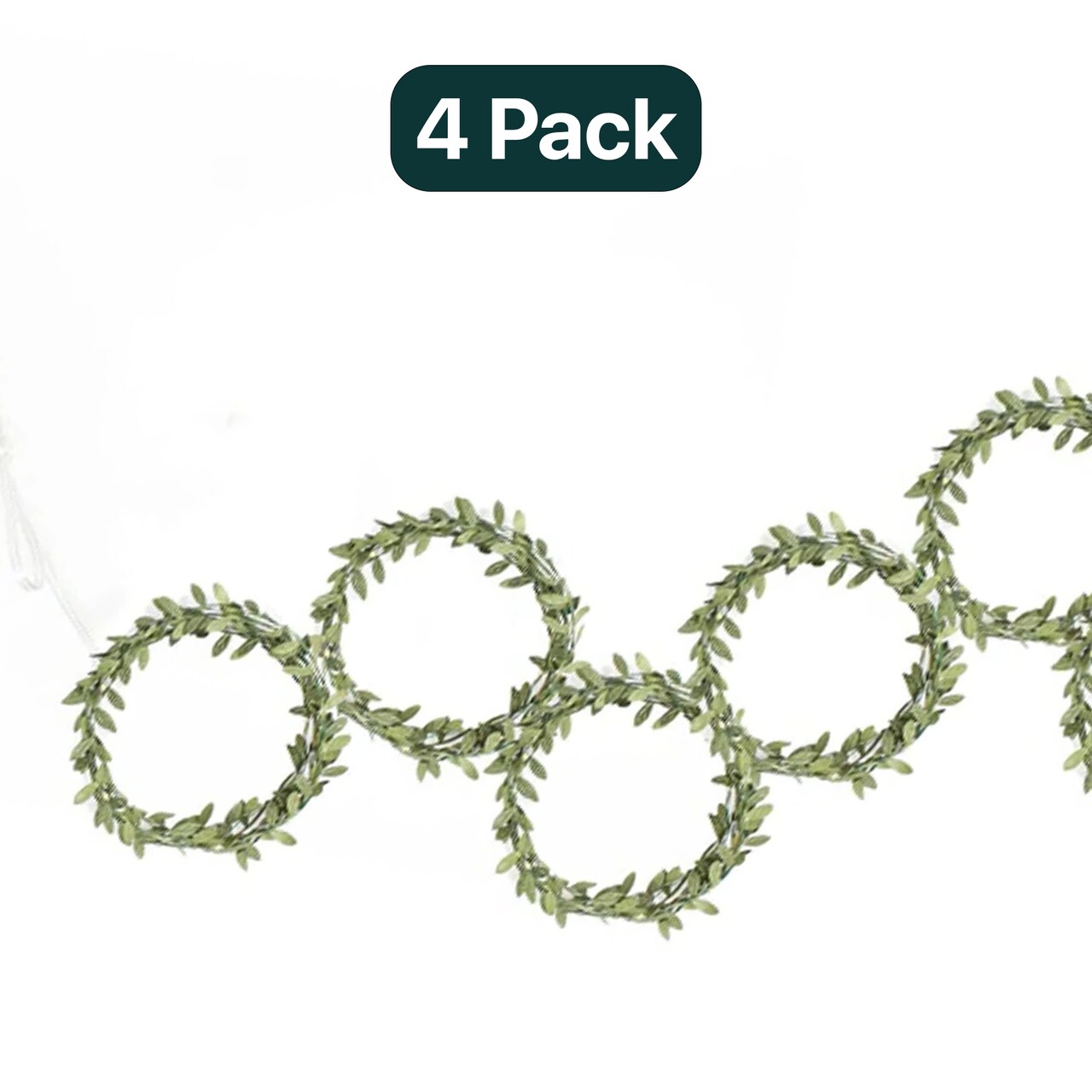 Faux Vine Curtain Lights – 96 LED Hanging Garland for Stylish Spaces